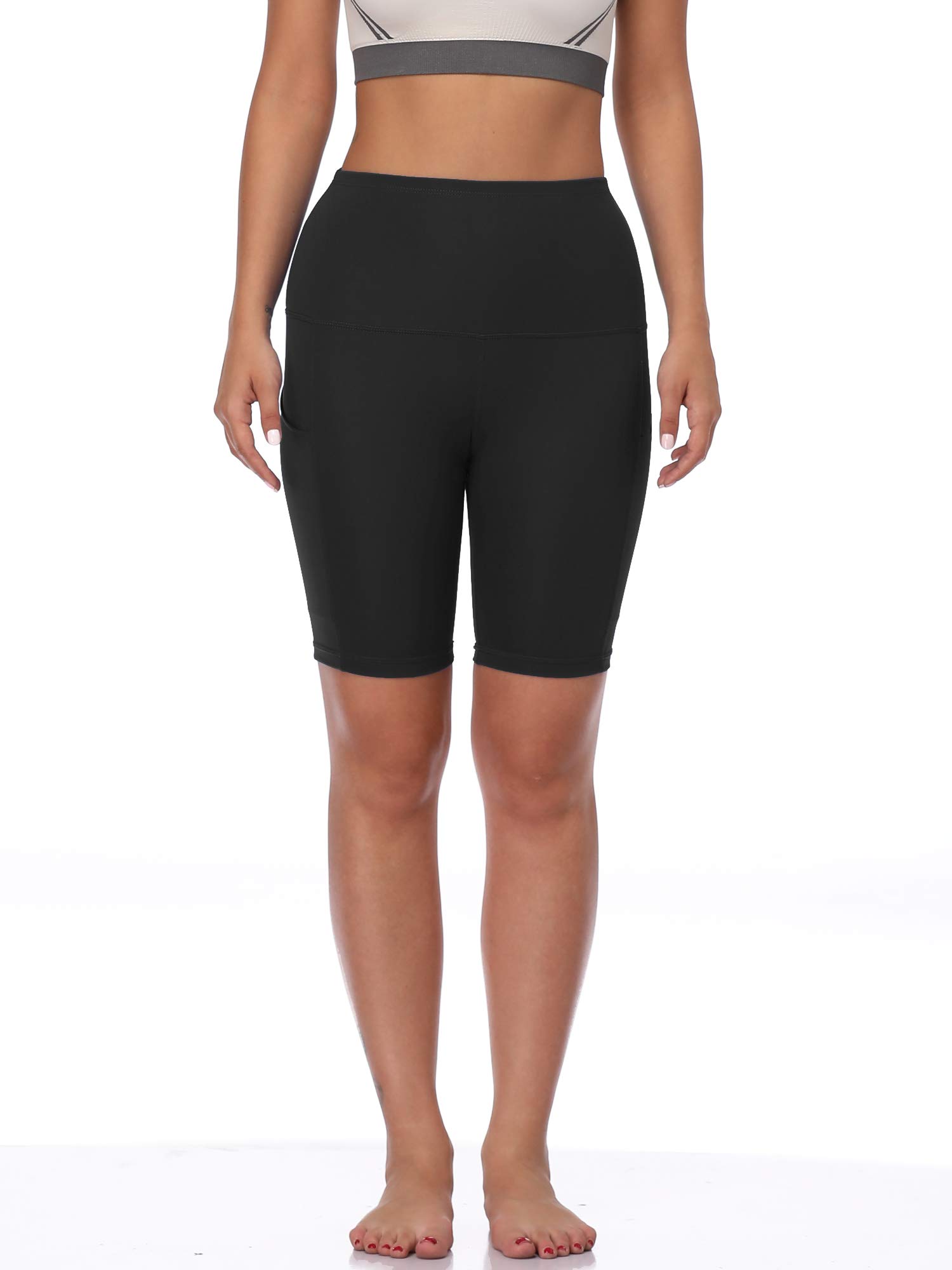 NELEUS Women's High Waist Tummy Control Workout Shorts - Athletic Running Yoga Gym Biker Shorts for Women | Perfect for Fitness, Lounge & Everyday Wear