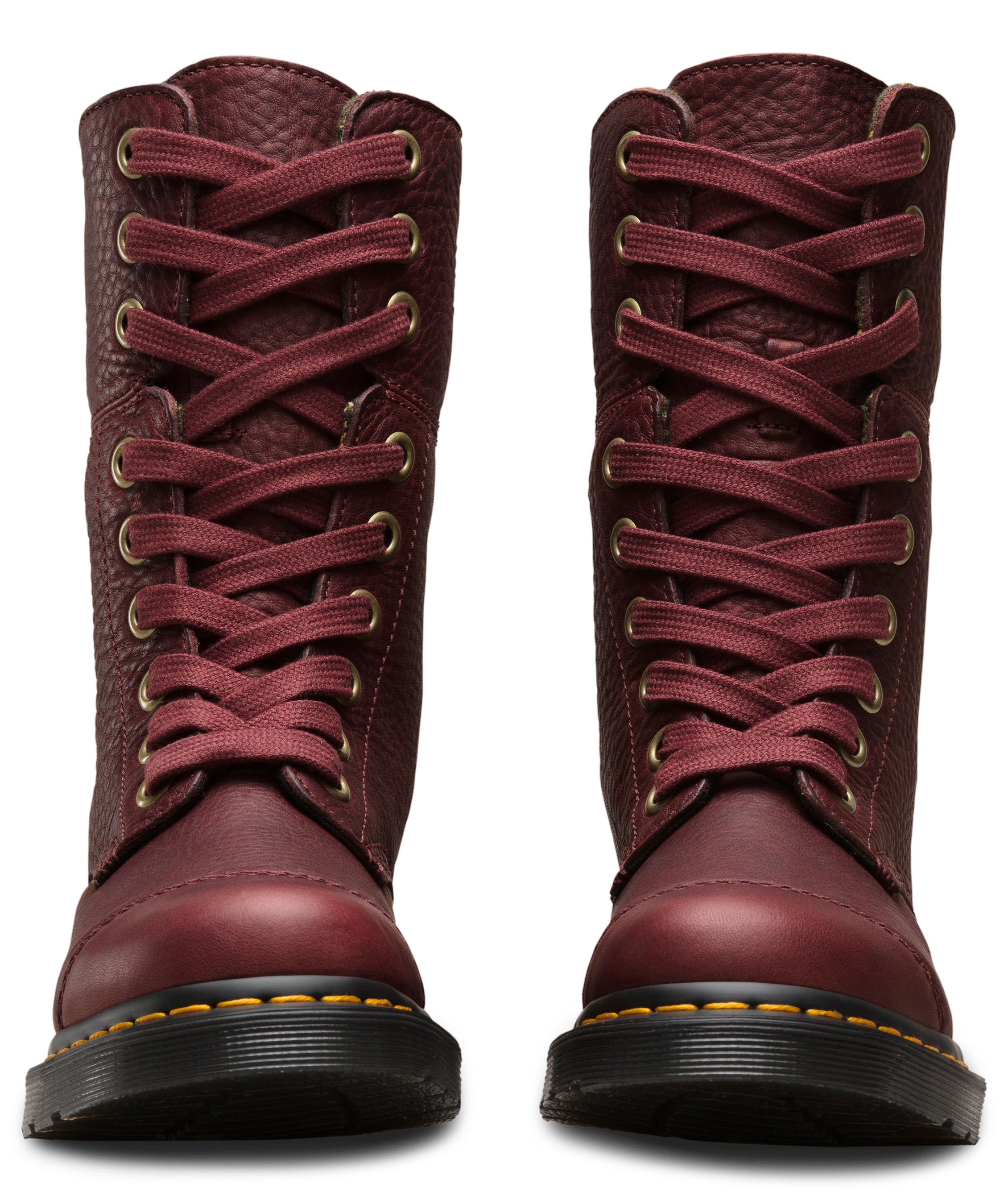 AIMILITA CHERRY RED GRIZZLY BOOTS - Waterproof Leather Cowboy Boots for Women, Comfortable Western Riding Boots with Non-Slip Sole | Perfect for Country Music Festivals, Rodeo Events & Outdoor Adventures