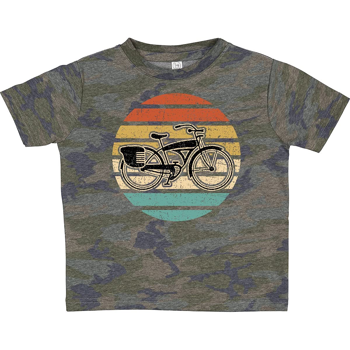 Inktastic Vintage Bicycle Design Toddler T-Shirt - Cute Cycling Themed Cotton Tee for Baby Boys & Girls - Perfect for Playdates, Park Outings & Family Bike Rides