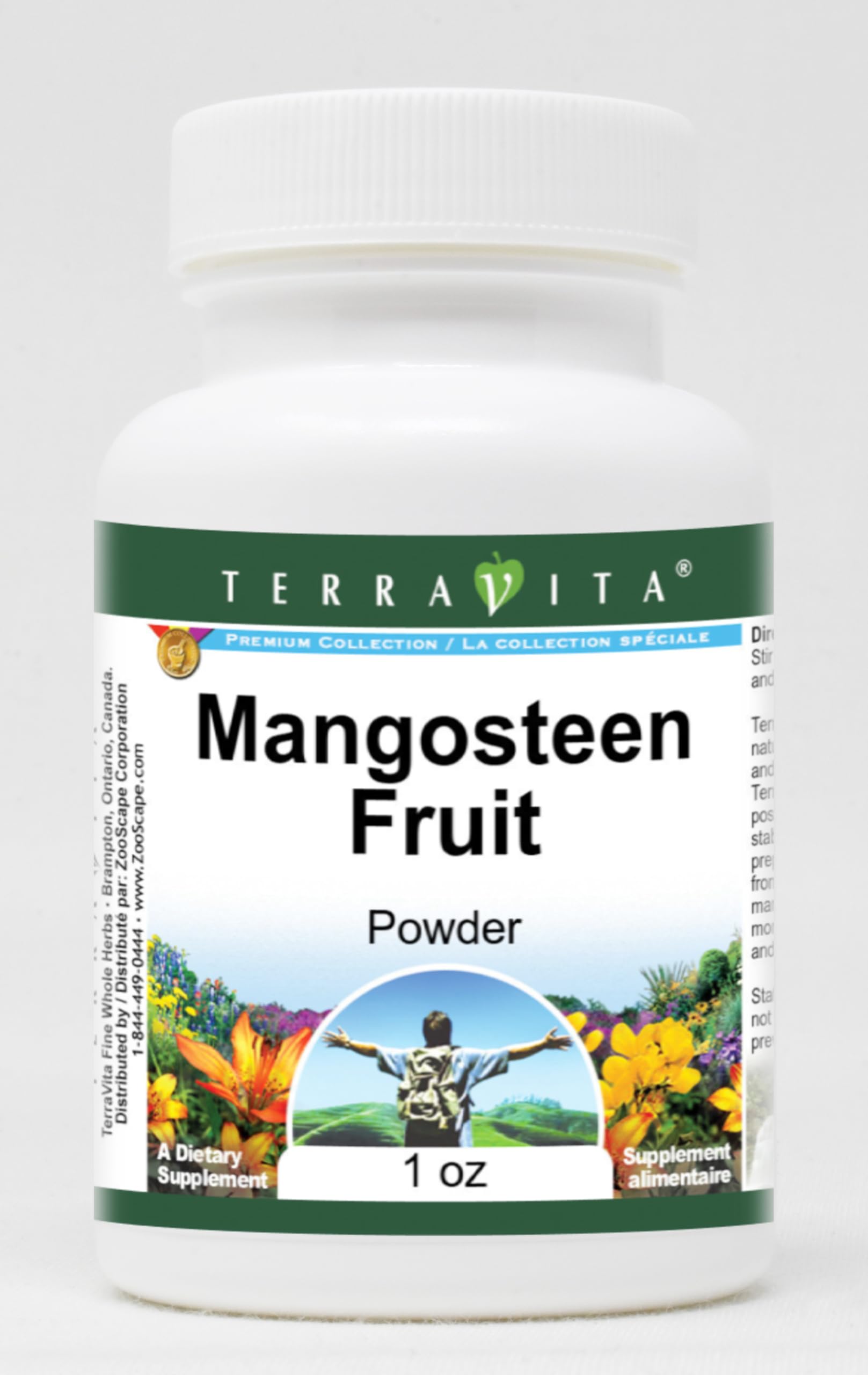 Organic Mangosteen Fruit Powder 1 oz (ZIN: 516520) - Premium Superfood Supplement for Smoothies, Baking & Wellness Drinks