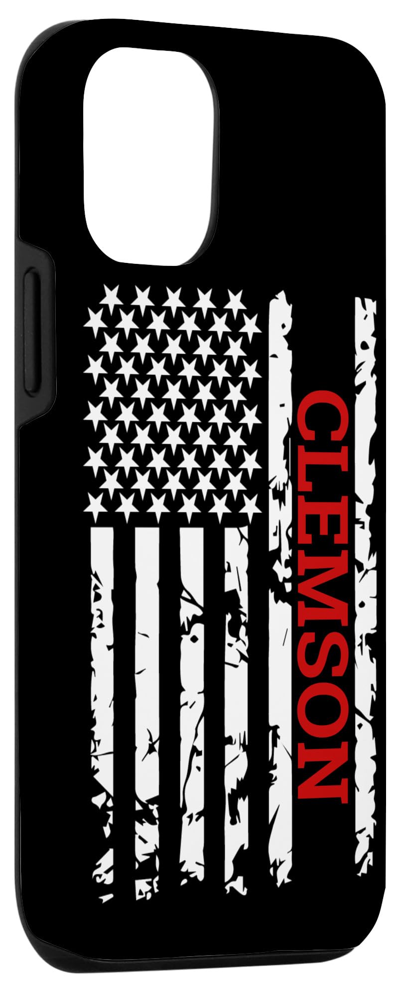 iPhone 12/12 Pro Patriotic Clemson City Case - Durable Protective Cover with Stylish Design for Apple iPhone 12 & 12 Pro - Perfect for Everyday Use, Travel, and Showing School Spirit