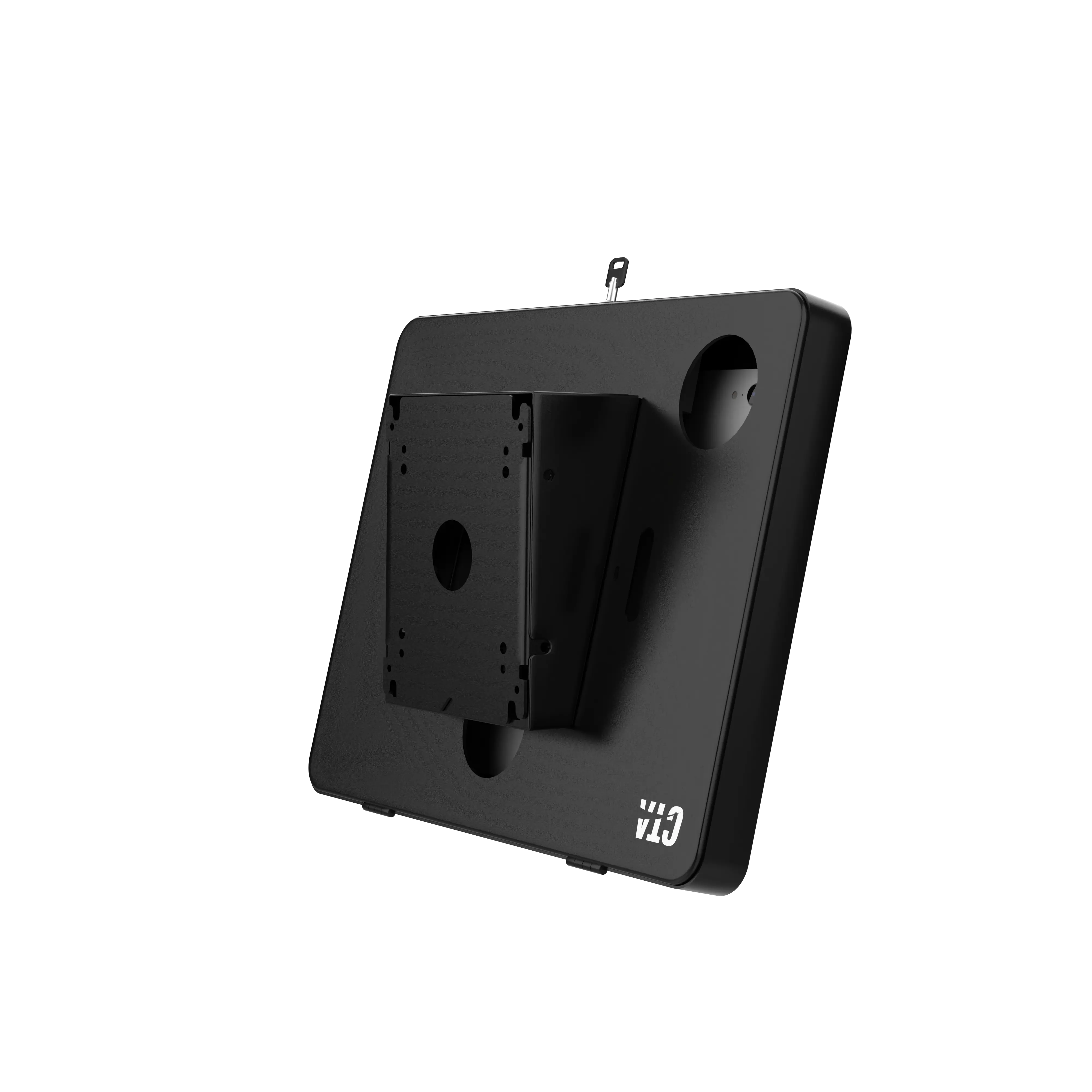 Premium Universal Tablet Security Wall & Desk Mount Enclosure - Durable Protection for iPad, Samsung, and More - Ideal for Retail Stores, Offices, and Public Spaces