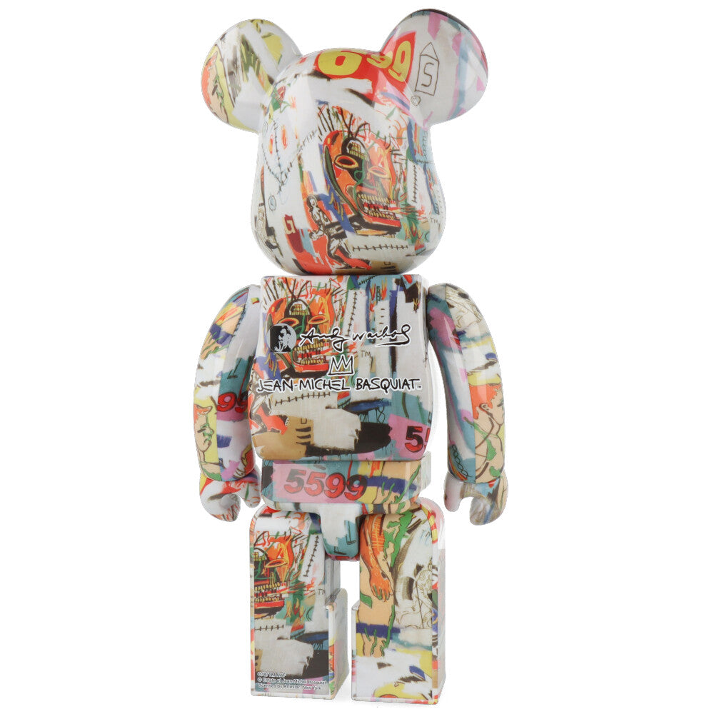 400% Bearbrick Warhol X Basquiat 4 - Limited Edition Designer Art Toy Collectible - Perfect for Home Display, Office Decor & Pop Culture Enthusiasts