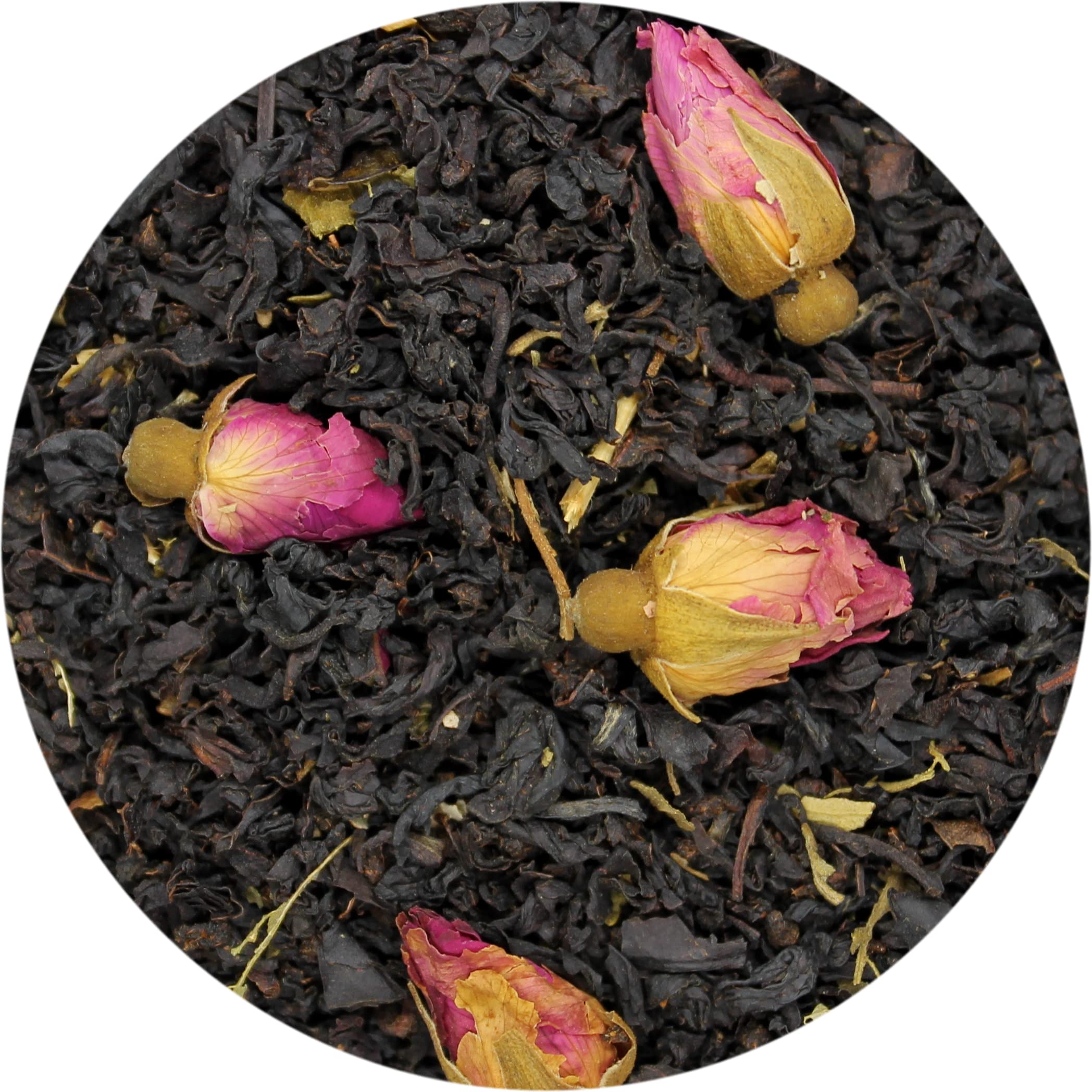 Black Vanilla Rose Black Tea - 20 Eco-Friendly Tea Bags | Premium Loose Leaf Tea | Natural & Artificial Flavor | Perfect for Relaxation, Afternoon Tea & Gifts
