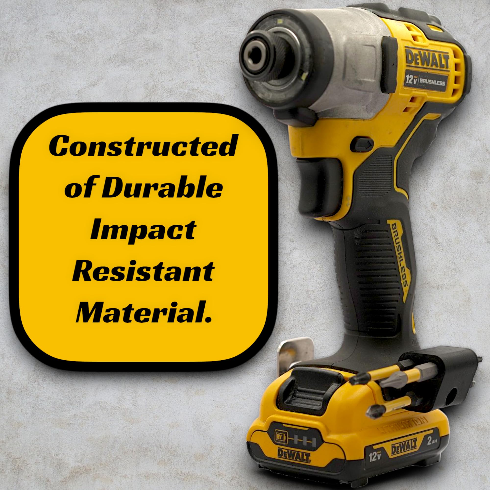 DeWalt Magnetic Drill Bit Holder - Compatible with Cordless Tools & Impact Drivers | Replacement Accessory for Secure Bit Storage | Perfect for DIY Projects & Professional Worksites