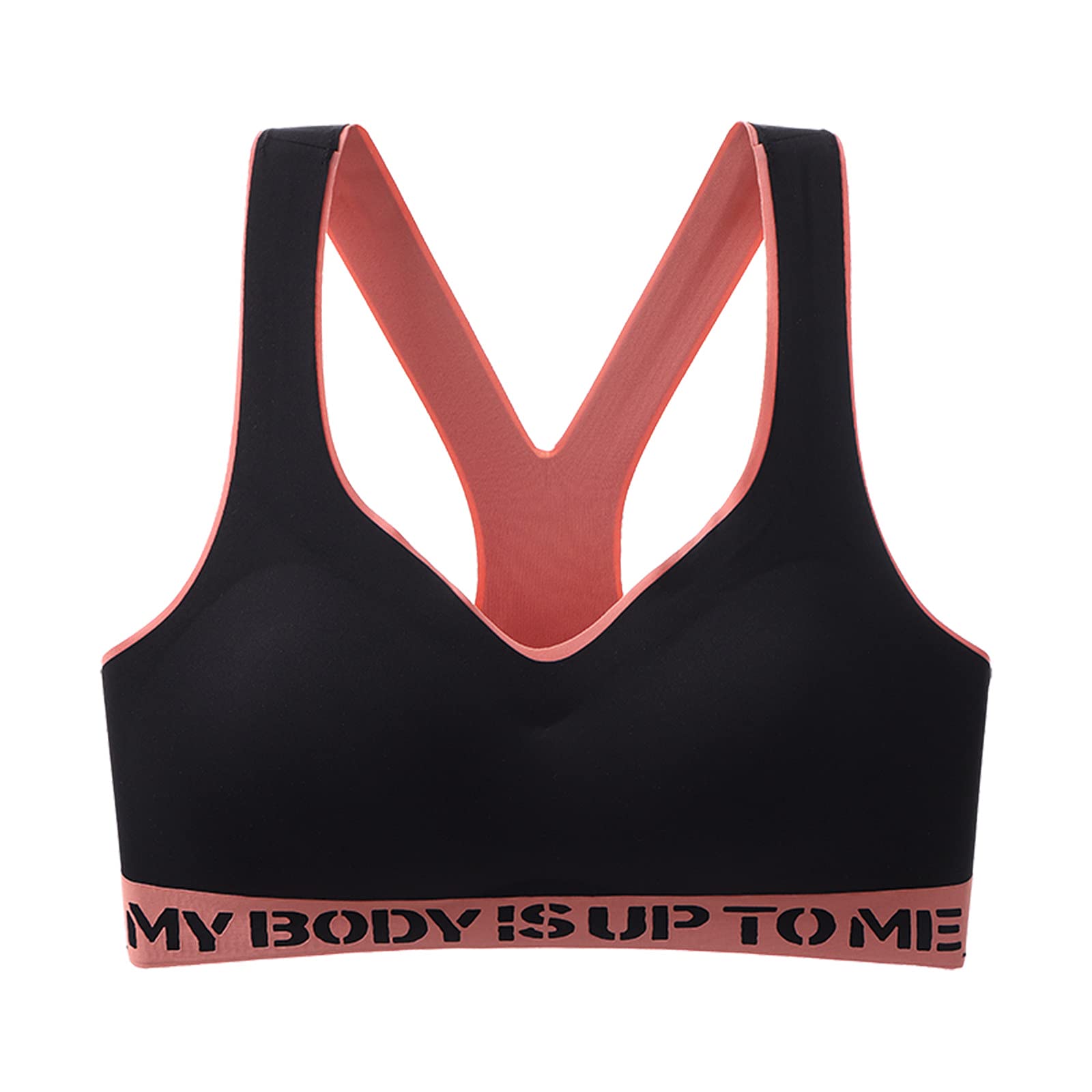 iLUGU Women's Sports Bra - Comfortable Yoga & Fitness Underwear - Medium Support for Running, Gym & Active Lifestyle - Size Large