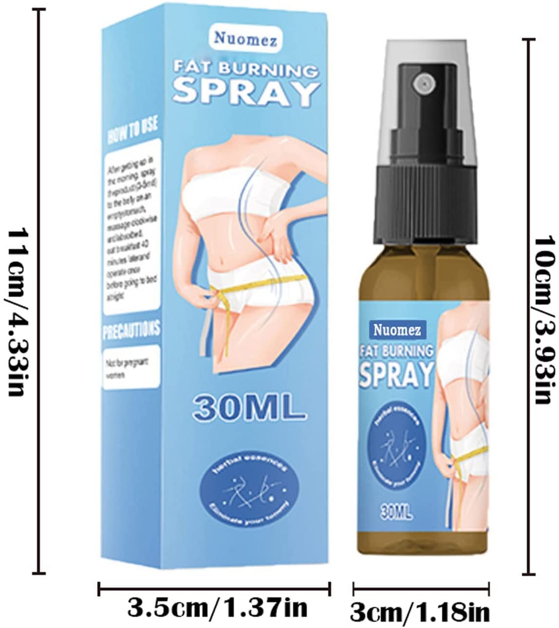 KCRPM Saggy Skin Tightening Herbal Spray - Fast Acting Firming Treatment for Face & Body (2 Pack) | Anti-Aging Solution for Loose Skin, Postpartum Recovery & Weight Loss Skin Care