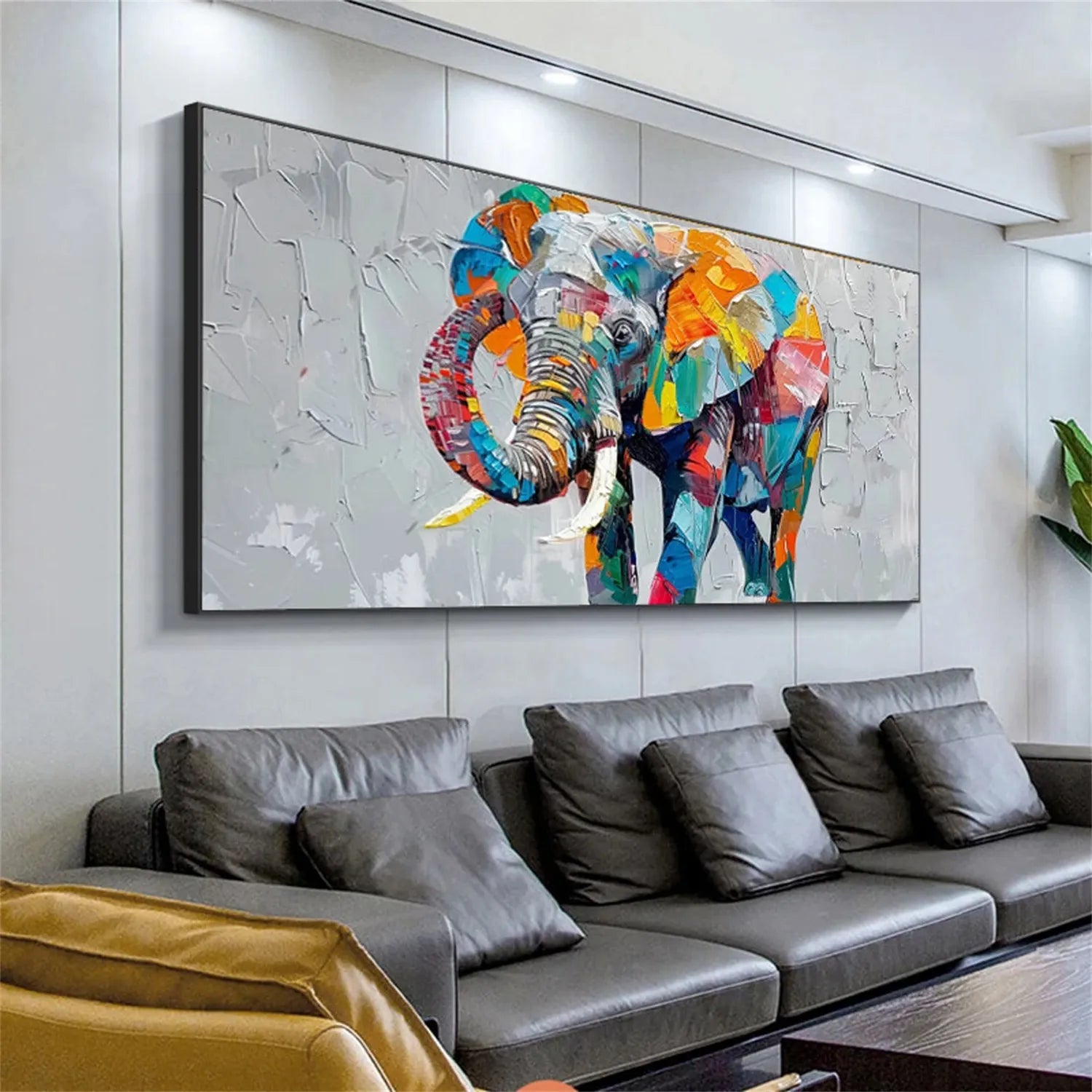 Animal Art Painting #AP089 - Handmade Wildlife Canvas Art for Home & Office Decor | Perfect for Living Room, Bedroom, and Gift Giving