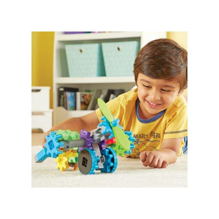 Gears! Gears! Gears!® FlightGears™ Building Set - STEM Educational Toys for Kids Ages 3+ - Creative Construction Playset for Airplane & Vehicle Building - Perfect for Classroom Learning & Home Playtime