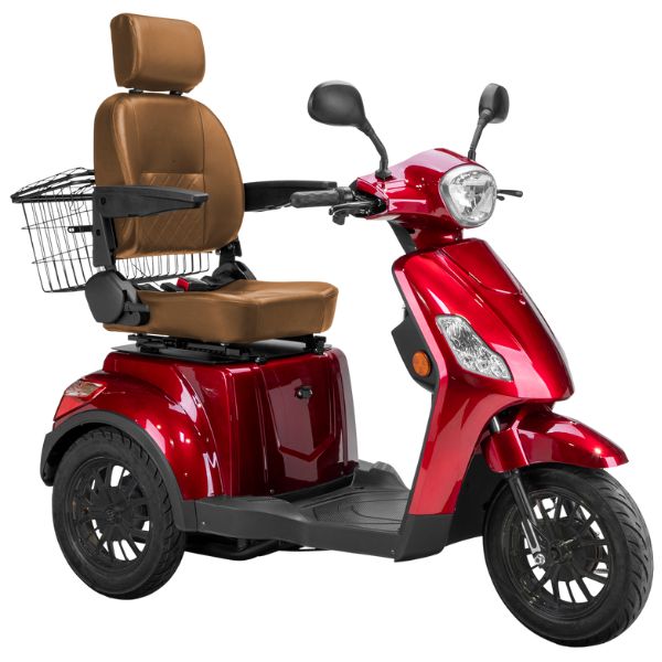 Bespoke Legacy Full Size 3 Wheel Mobility Scooter for Adults - Lightweight Electric Scooter with Long Battery Life - Perfect for Outdoor, Shopping & Travel