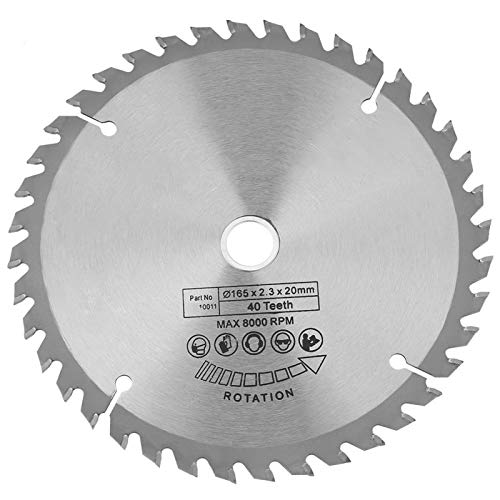 Premium 165x20mm 40-Tooth Circular Saw Blade for Porcelain & Ceramic Tile Cutting - Durable & High-Performance for DIY & Professional Renovation Projects