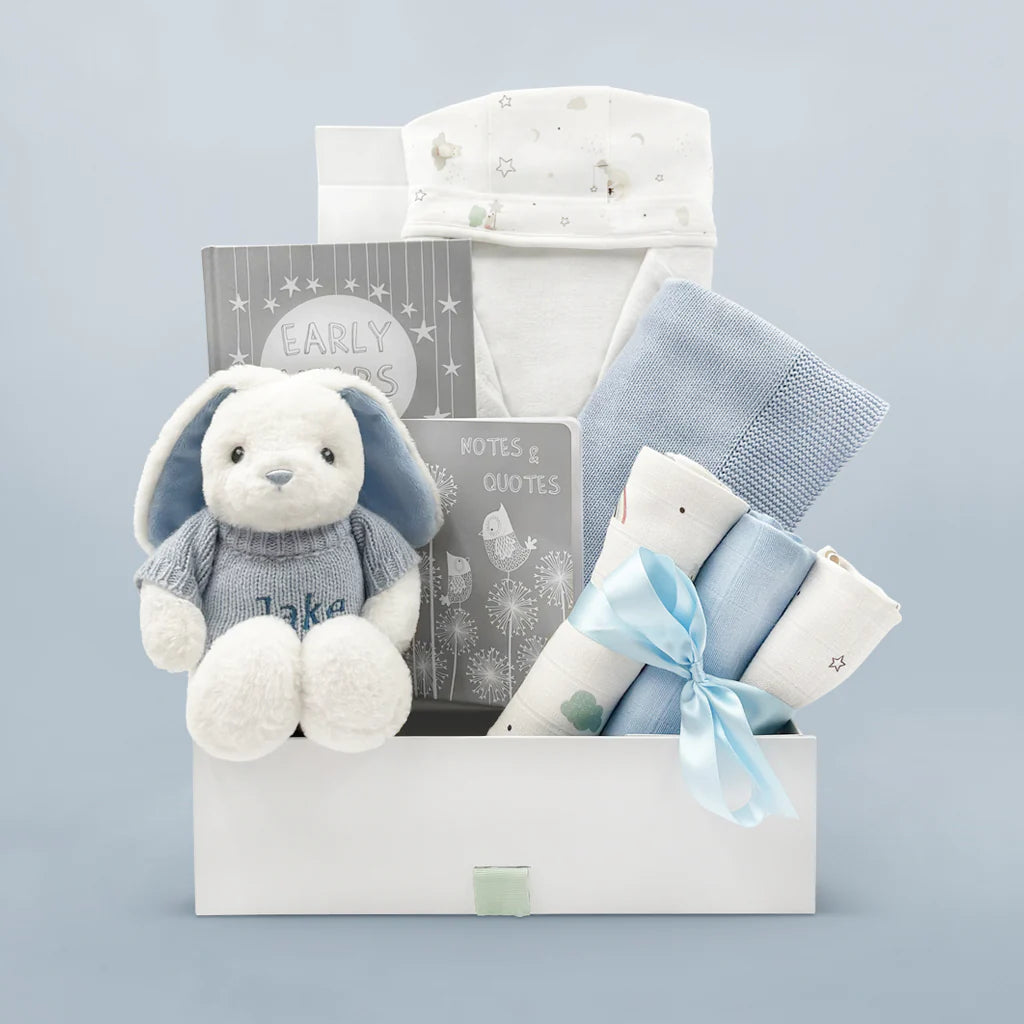 Precious Memories Boy - Personalized Keepsake Gift for Baby Boys | SKU: LBG1025 | Perfect for Christenings, Birthdays & First Photo Shoots