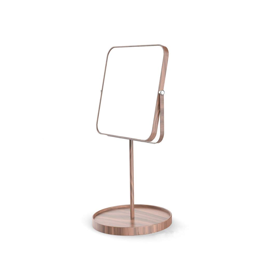 AoYanQi Wooden Vanity Mirror - Vintage Bathroom Makeup Mirror with 360° Rotation, Multifunctional Rectangle Table Mirror for Home Decor & Beauty | Perfect for Dressing Tables, Bedrooms & Bathrooms