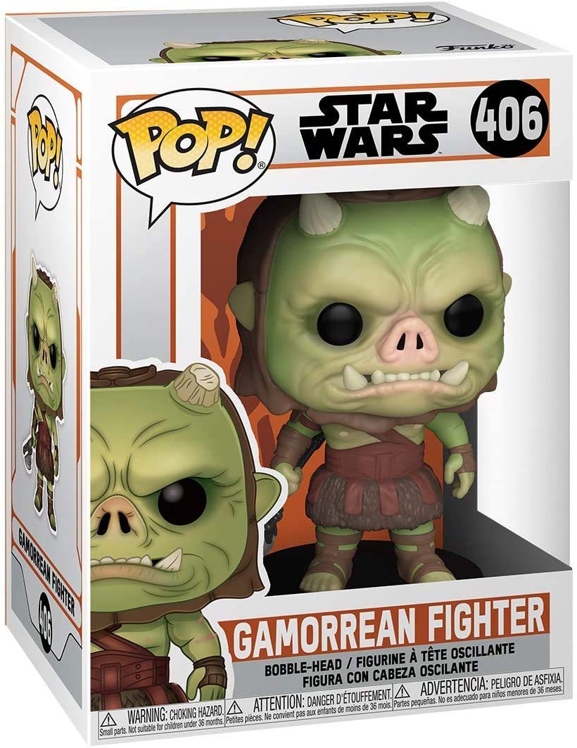 Funko Pop! Star Wars: The Mandalorian - Gamorrean Fighter Vinyl Figure with Pop Protector Case | Collectible Toy Gift for Fans | Perfect for Display, Office Decor & Star Wars Merchandise Collection