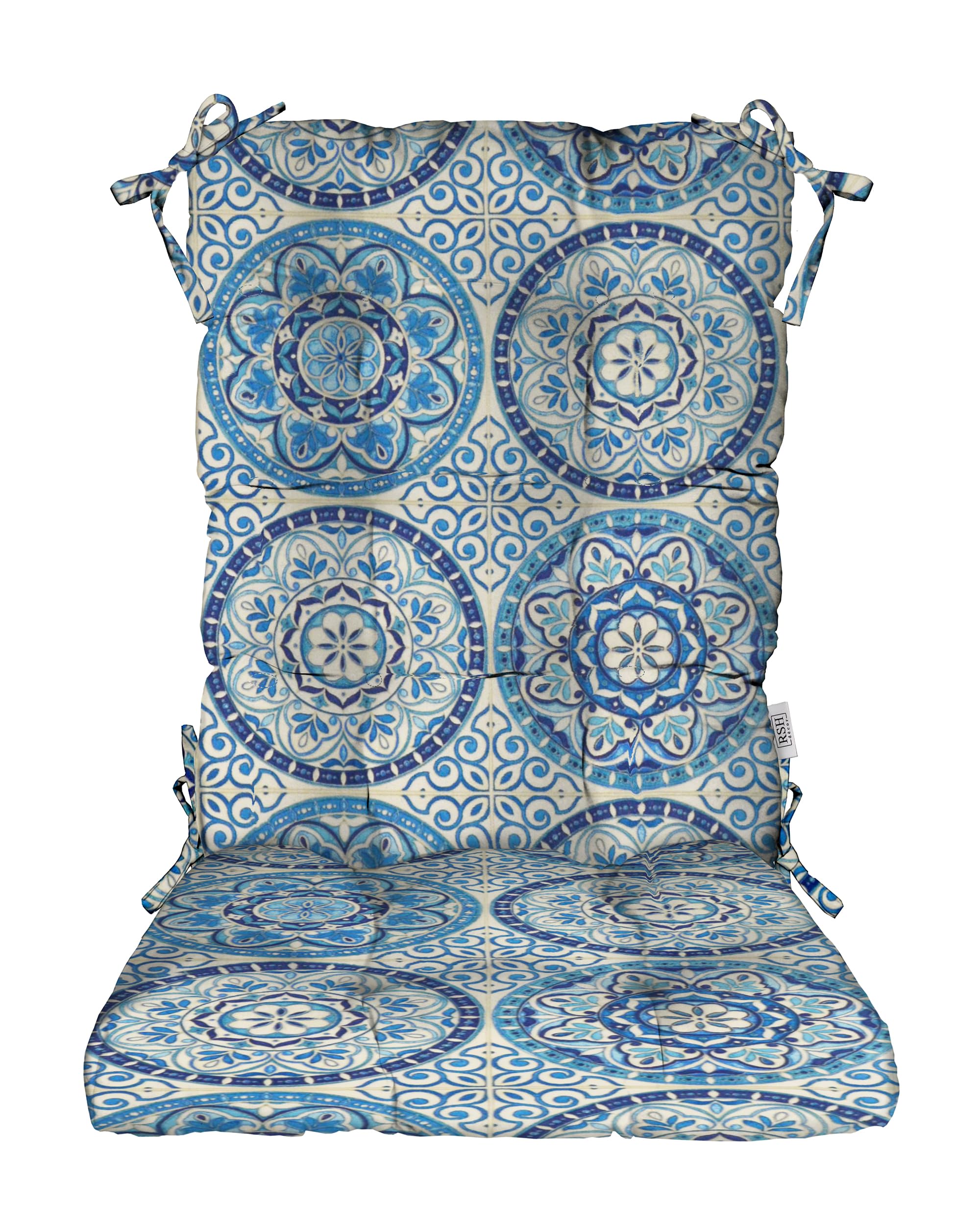 RSH DECOR: Tufted Rocker Cushion Set - 18