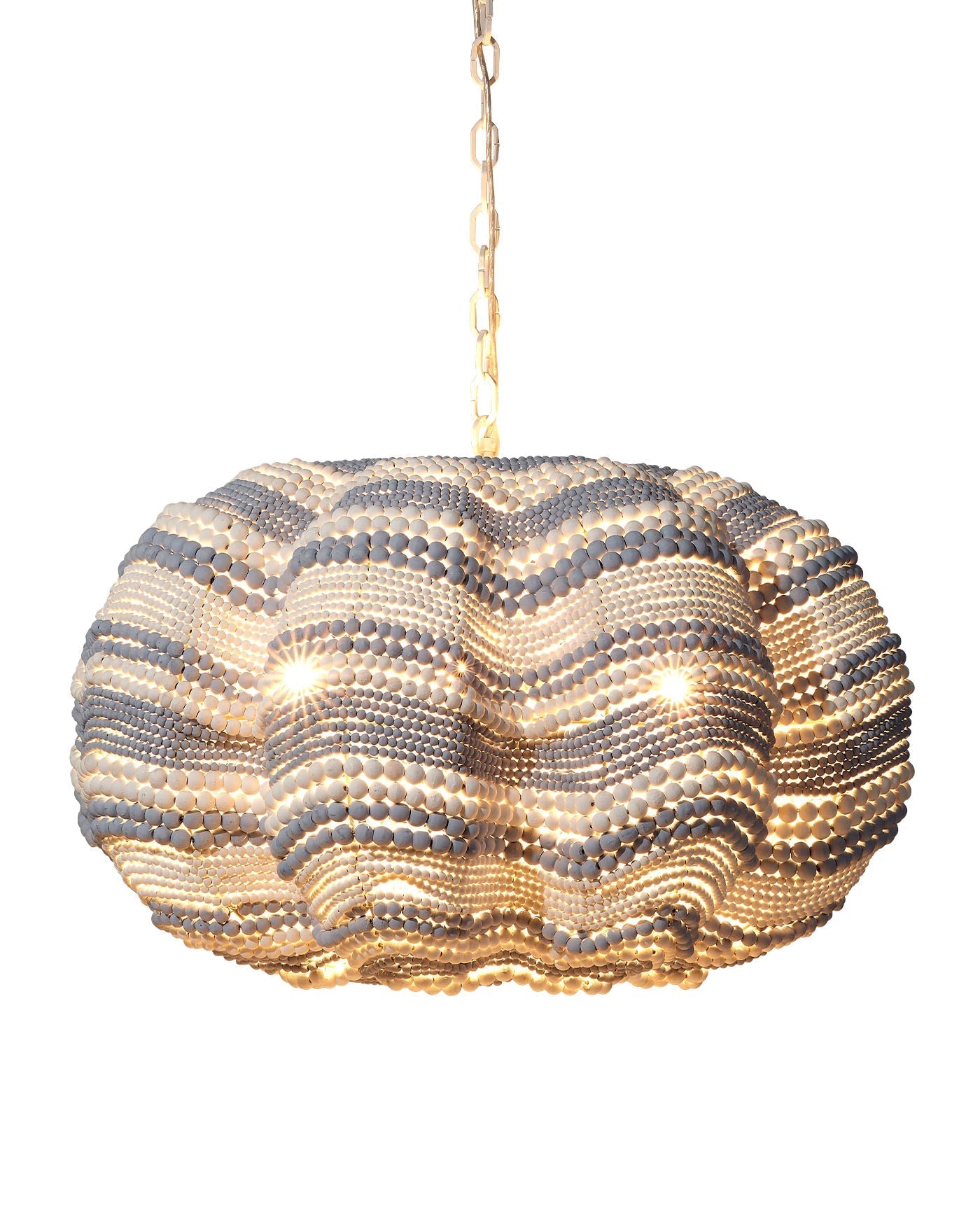 Elegant Clamshell Chandelier - Modern Crystal Ceiling Light Fixture for Dining Room, Living Room & Bedroom Decor