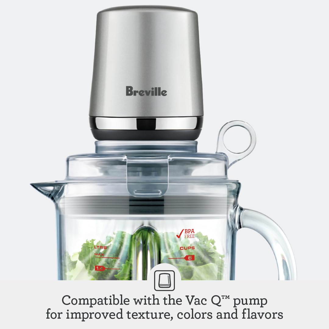 Certified Remanufactured Breville Blender - Silver for Smoothies & Juicing