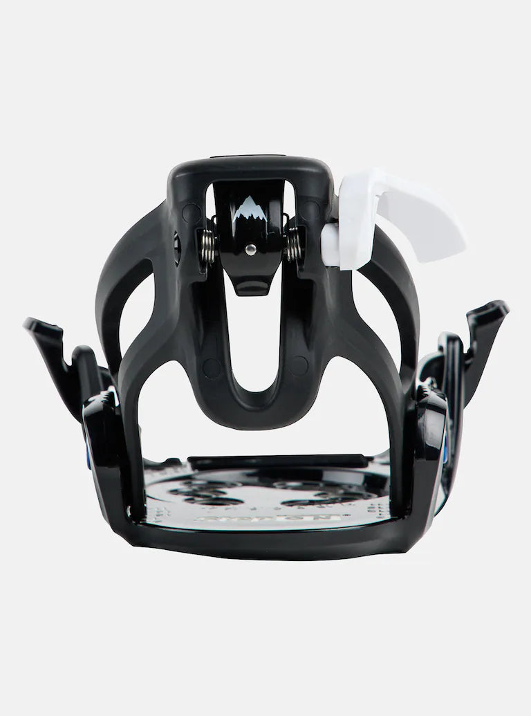 Burton Junior's Grom Step On Snowboard Bindings 2025 - Kids Snowboard Bindings for Boys & Girls | Easy On/Off Design | Perfect for Young Riders & Beginners on Mountain Slopes