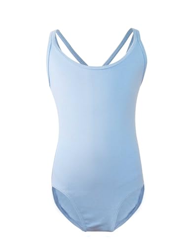 Blue-lining-camisole Leotard
