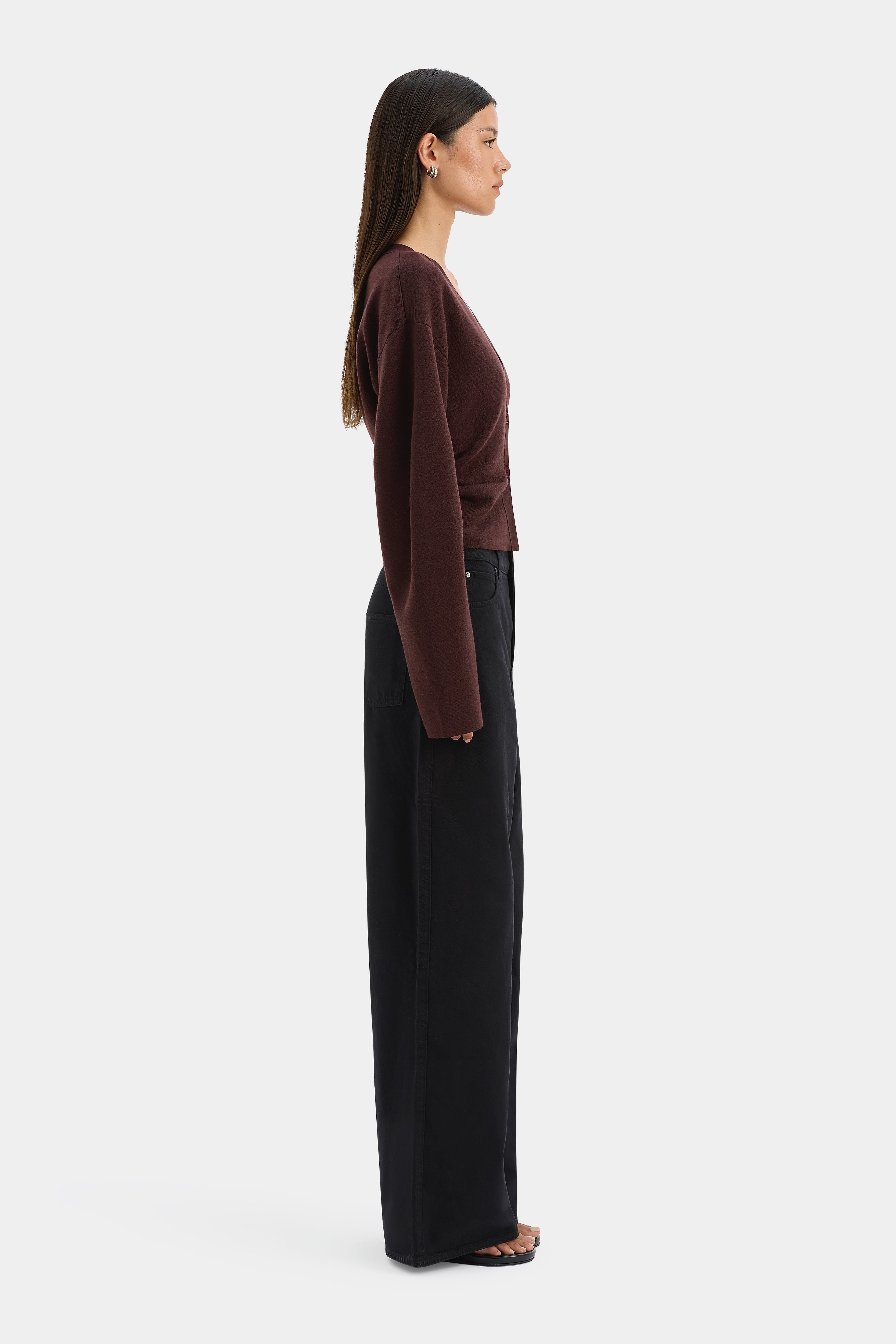 Stylish Ayana Gathered Cardigan for Women - Soft Knit Open Front Sweater | Perfect for Office, Date Night & Casual Outfits