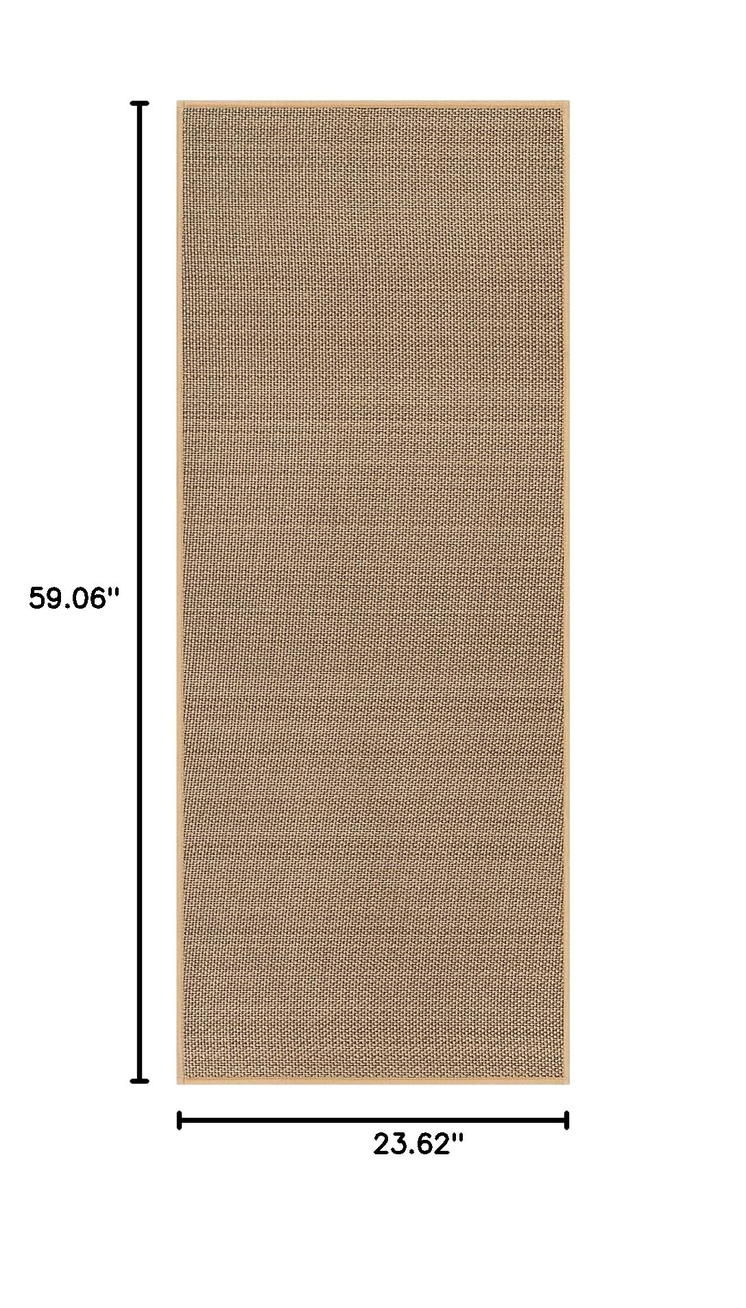 Lahome Farmhouse Kitchen Runner Rug 2x5 - Non Slip Washable Entryway Carpet for Hallway, Bathroom & Kitchen Floor - Neutral Beige Farmhouse Decor | Perfect for High Traffic Areas & Cozy Home Style