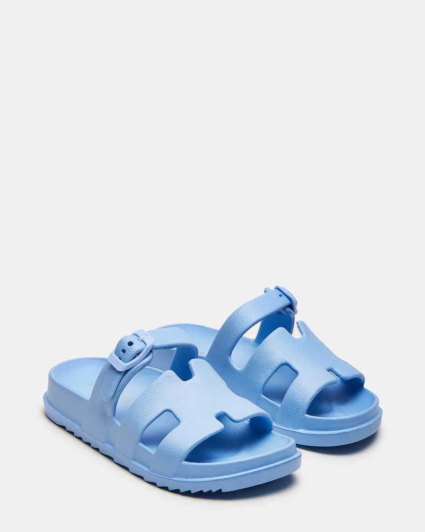 Steve Madden Spirit Sandal for Girls - Comfortable Kids' Summer Sandals with Adjustable Straps | Perfect for Beach, Pool, and Outdoor Play