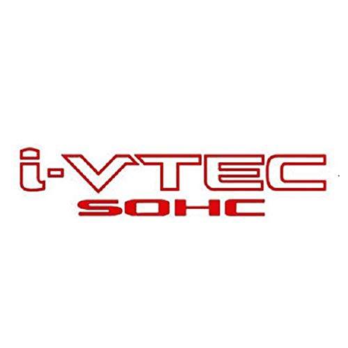 Custom VTEC SOHC Vinyl Decal Stickers (2-Pack) - Die-Cut Car Decals for Honda Civic Si, Type R, RSX - Waterproof & Durable for Windows, Laptops, Bumpers