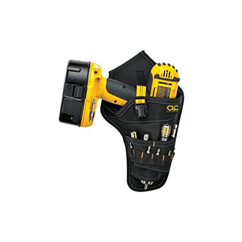 CLC Work Gear 5023 Heavy Duty Cordless Drill Holster Belt Clip - Durable Tool Holder for Electric Drills, Impact Drivers - Perfect for Construction, DIY Projects & Home Repairs