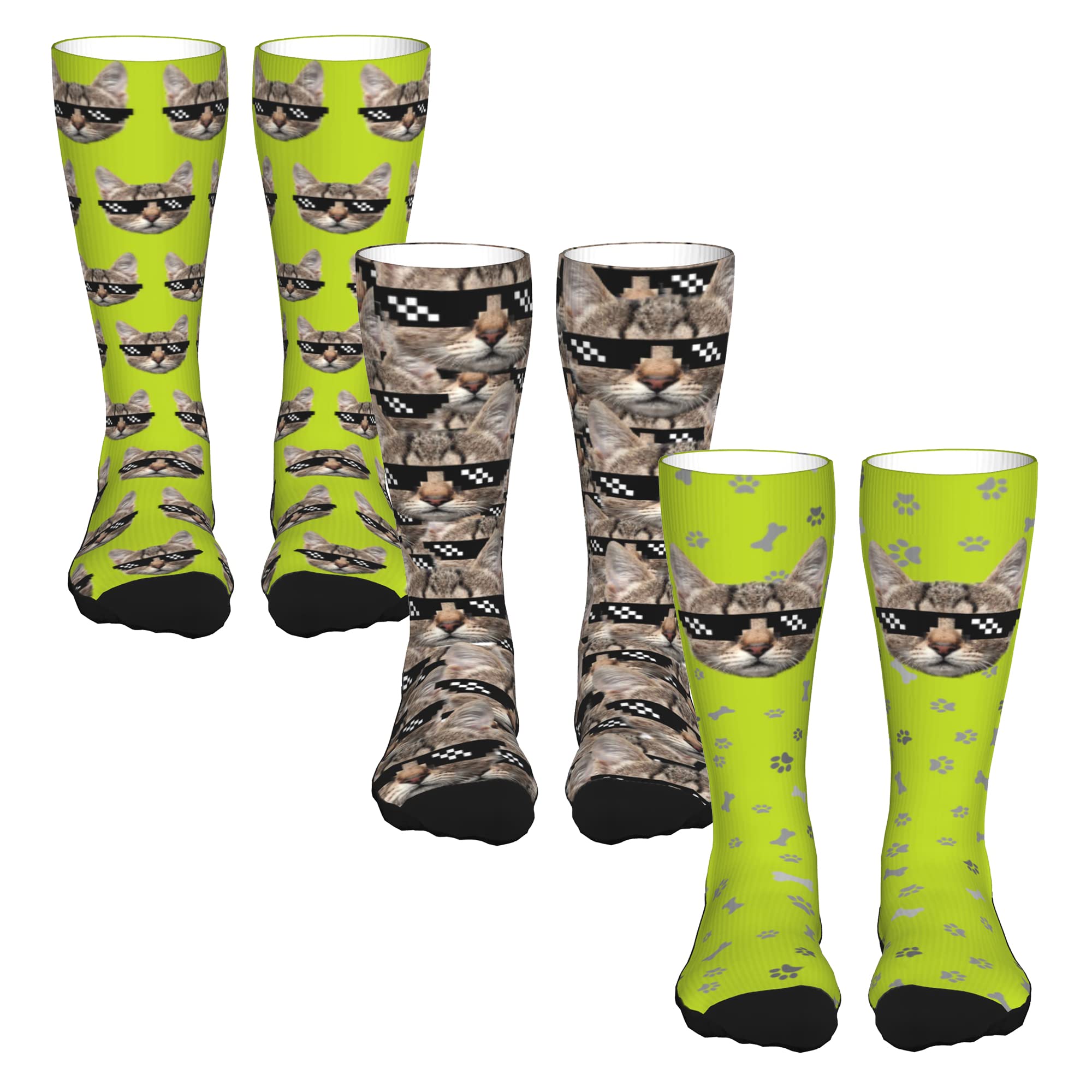Custom Personalized Tube Socks - High Performance Athletic Crew Socks for Men & Women - Gym, Running, Sports & Casual Wear