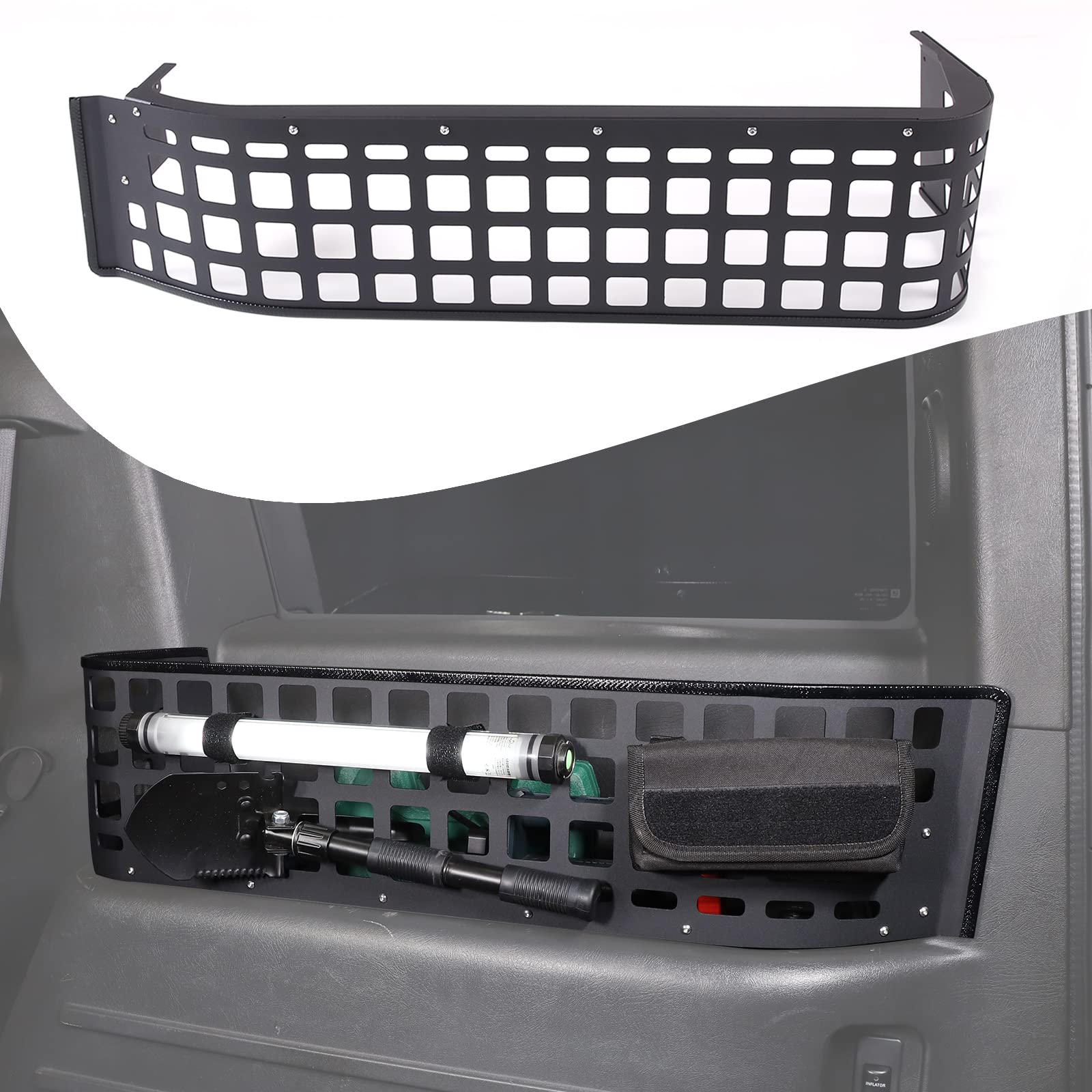 Hummer H2 2003-2007 Trunk Organizer - Right Side Storage Panel Bracket Accessory | Car Trunk Storage Solution for Camping, Road Trips & Outdoor Adventures