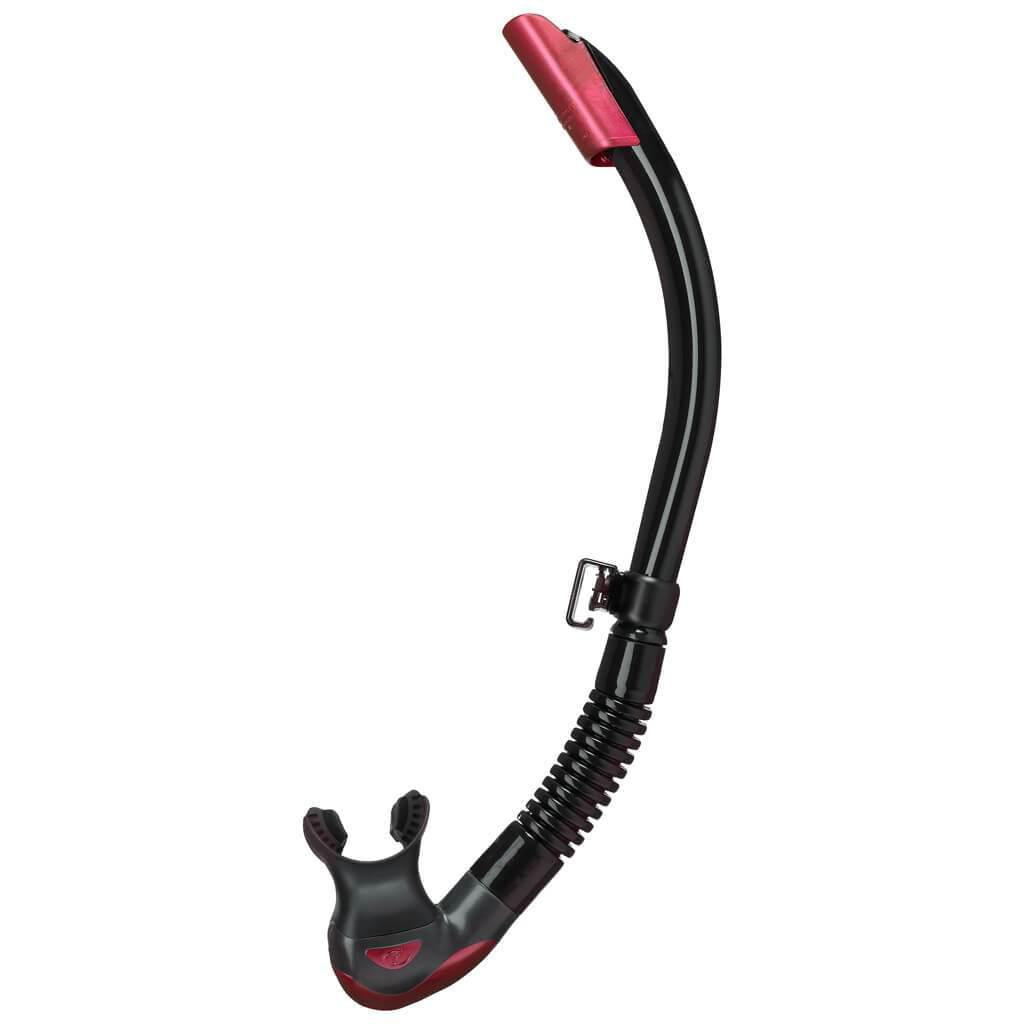 TUSA Platina Hyperdry II Snorkel - Dry Top Snorkeling Gear for Adults & Kids - Comfortable Anti-Water Design for Ocean Swimming, Snorkel Set for Beach Vacation & Underwater Exploration