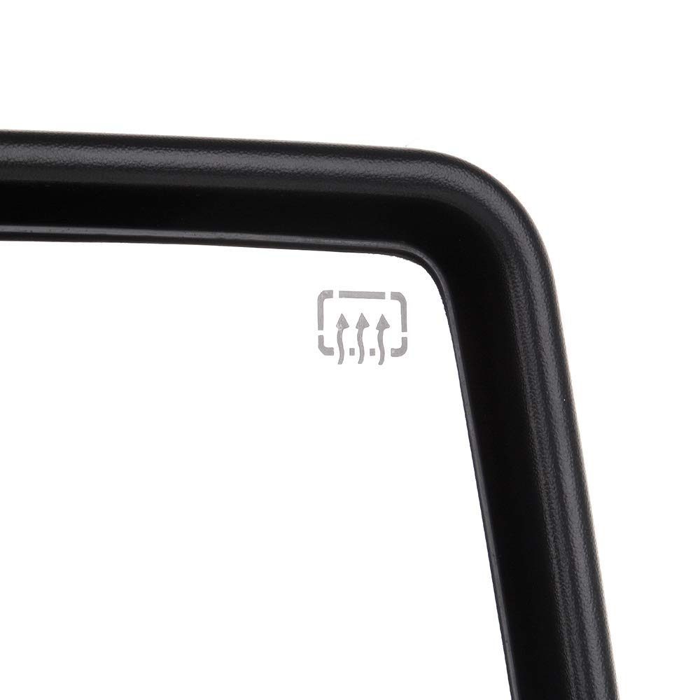CCiyu Chrome Power-Adjusted Heated Towing Mirrors with Turn Signal & Puddle Light - LH Left & RH Right Compatible with 2004-2014 Ford F-150 Pickup - Easy Installation with Conversion Plug | Perfect for Towing, Night Driving & Enhanced Visibility