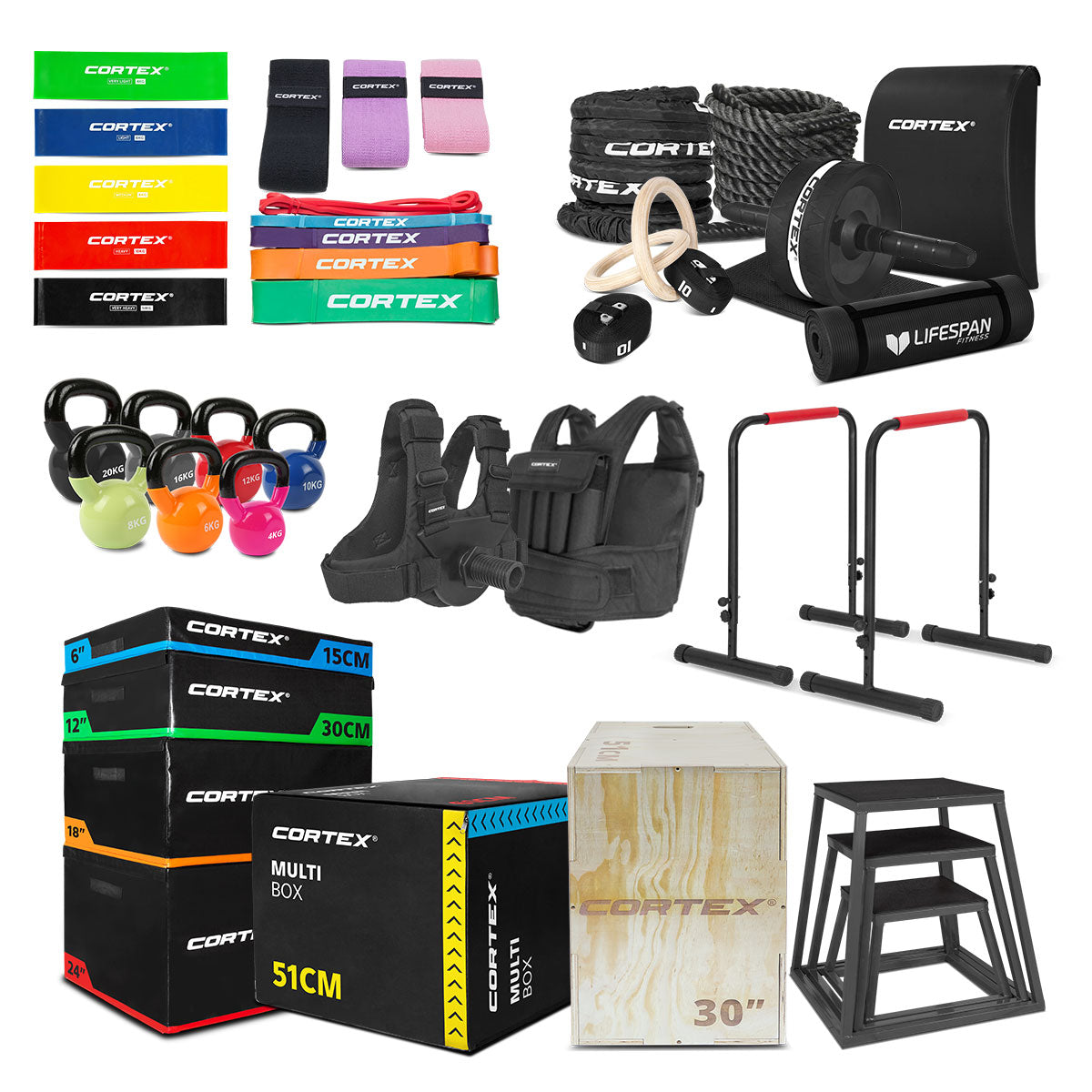 Custom Functional Training Package - Build Your Own Gym Equipment Set for Home & Professional Workouts | Perfect for CrossFit, Strength Training & Fitness Enthusiasts