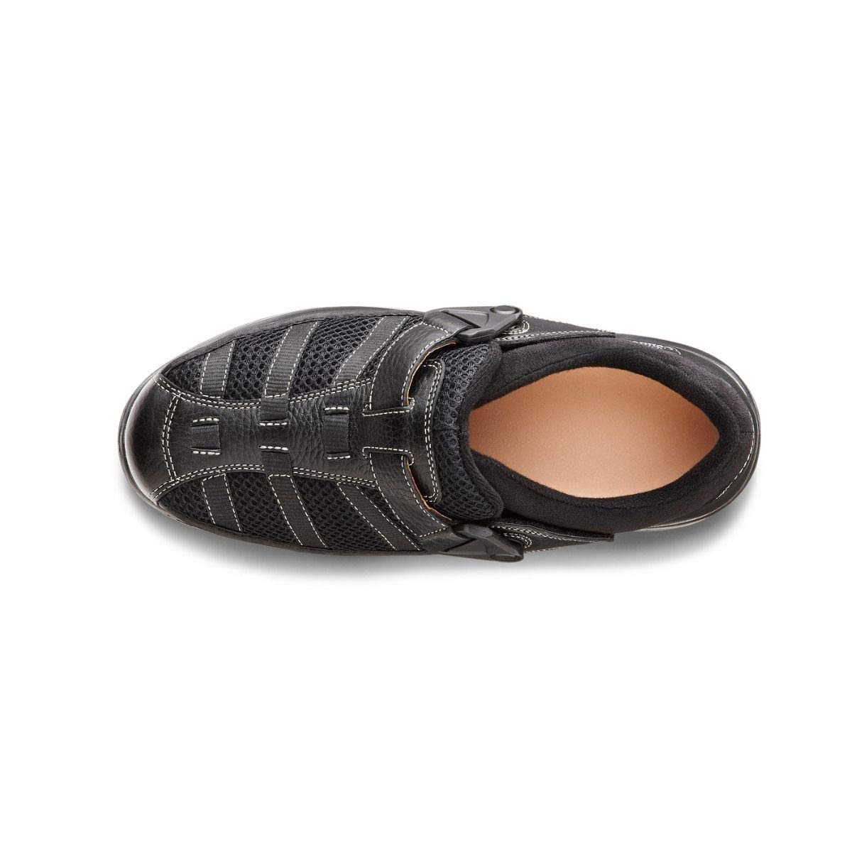Dr. Comfort Women's Lucie X Therapeutic Walking Shoes - Leather & Mesh Diabetic Shoes with Gel Inserts for Arch Support & Pain Relief - Perfect for Daily Wear, Work & Nursing Professionals