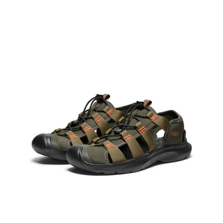 Men's Seanik H2 Sandal - Waterproof Hiking Shoes for Outdoor Adventures | Forest Night/Dark Olive | Perfect for Trail Running, Camping & Beach Walking