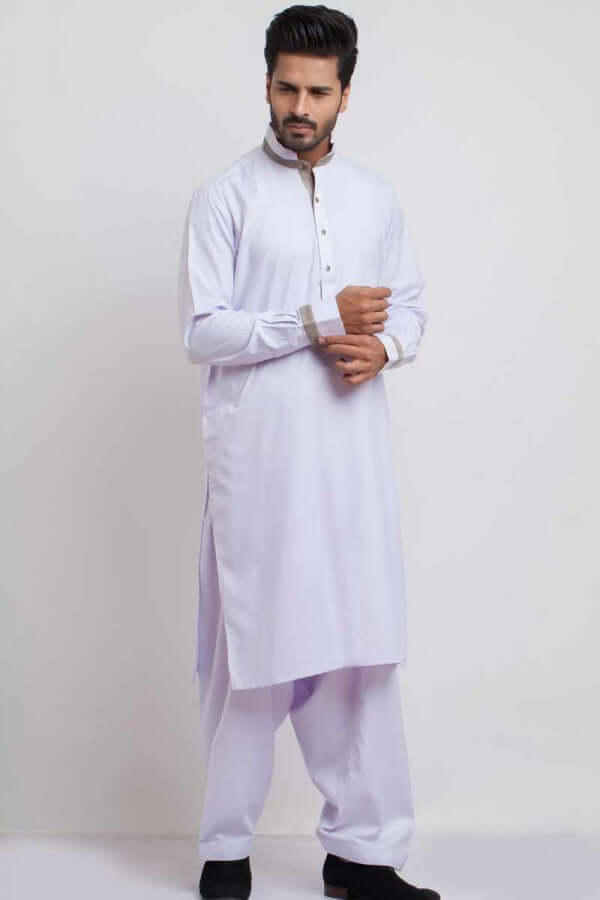 Elegant White Cotton Shalwar Kameez for Women - Traditional Pakistani Dress - Comfortable & Stylish Outfit for Weddings, Parties & Festivals