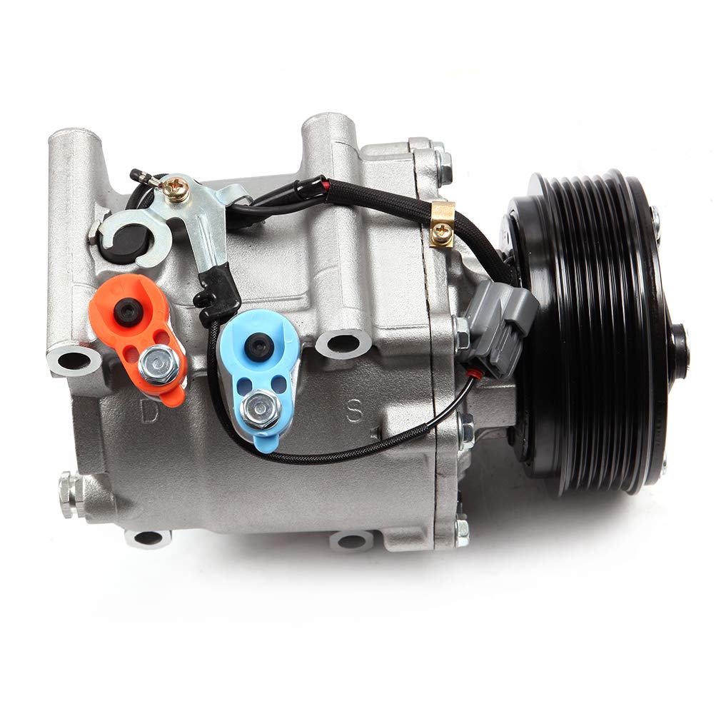 OEM A/C Compressor & Clutch for 2001 Honda Civic 4-Door Sedan 1.7L - Replacement Part 10541 - Perfect for AC System Repair & Summer Cooling