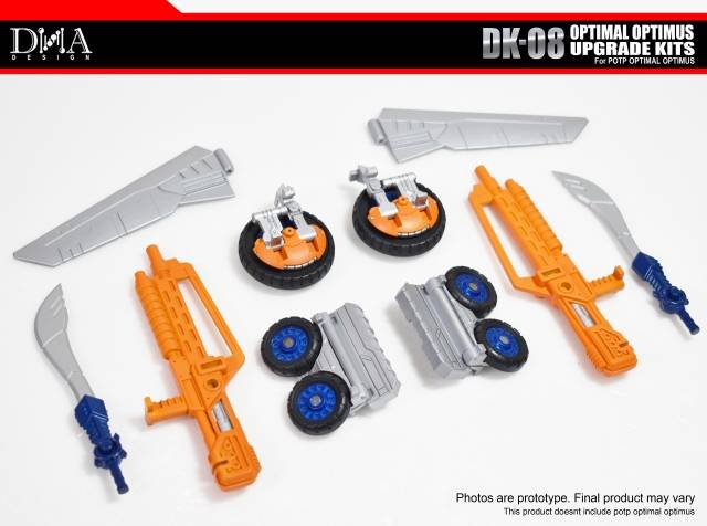 DNA Design DK 08 Upgrade Kit for Power of the Primes Optimal Optimus - Transformers Toy Enhancement Parts | Perfect for Collectors & Customization Projects