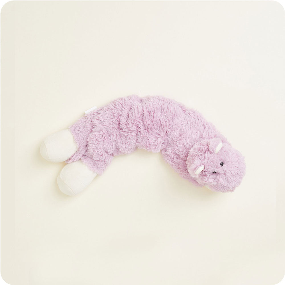 Hippo Warmies Wrap - Microwaveable Heating Pad for Pain Relief, Stress & Anxiety - Soft Plush Warm Hug for Kids & Adults - Perfect for Cuddling, Relaxation & Comfort at Home or Office