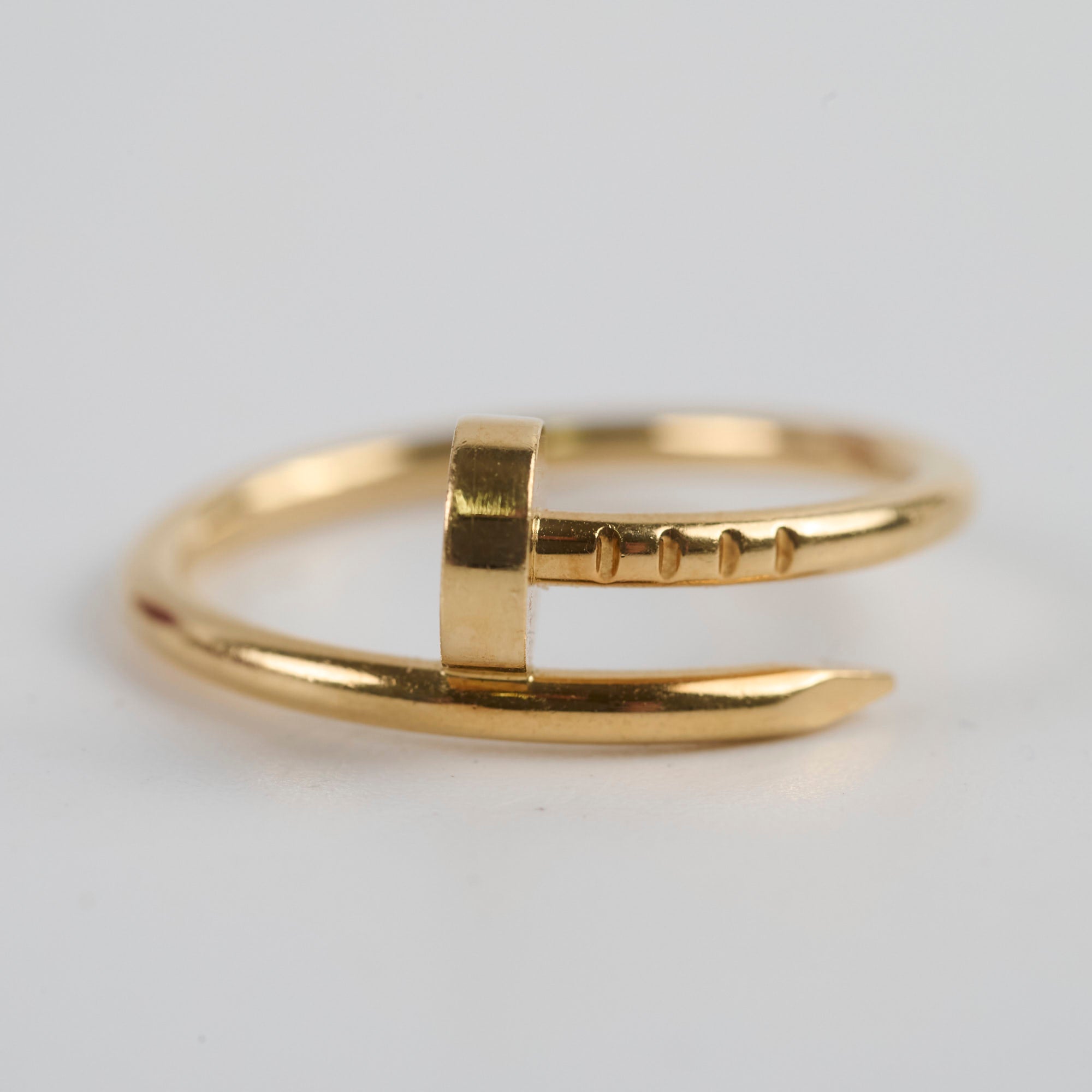 Cartier Juste Un Clou Small Model Ring Size 54 - 18K Rose Gold Nail Bracelet Jewelry for Women, Luxury Fashion Accessories for Parties & Special Occasions 2024