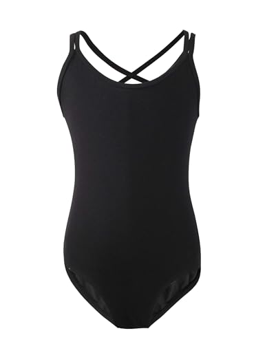 Black-lining-camisole Leotard