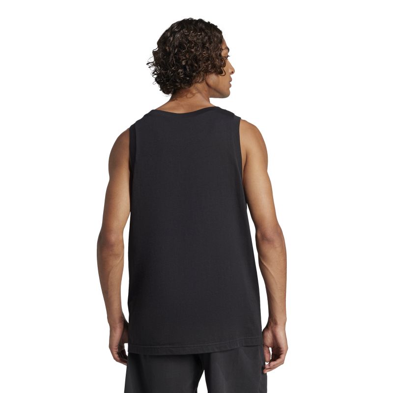 Adidas Men's Essentials Small Logo Tank Top - Breathable Workout Shirt for Gym, Running & Casual Wear