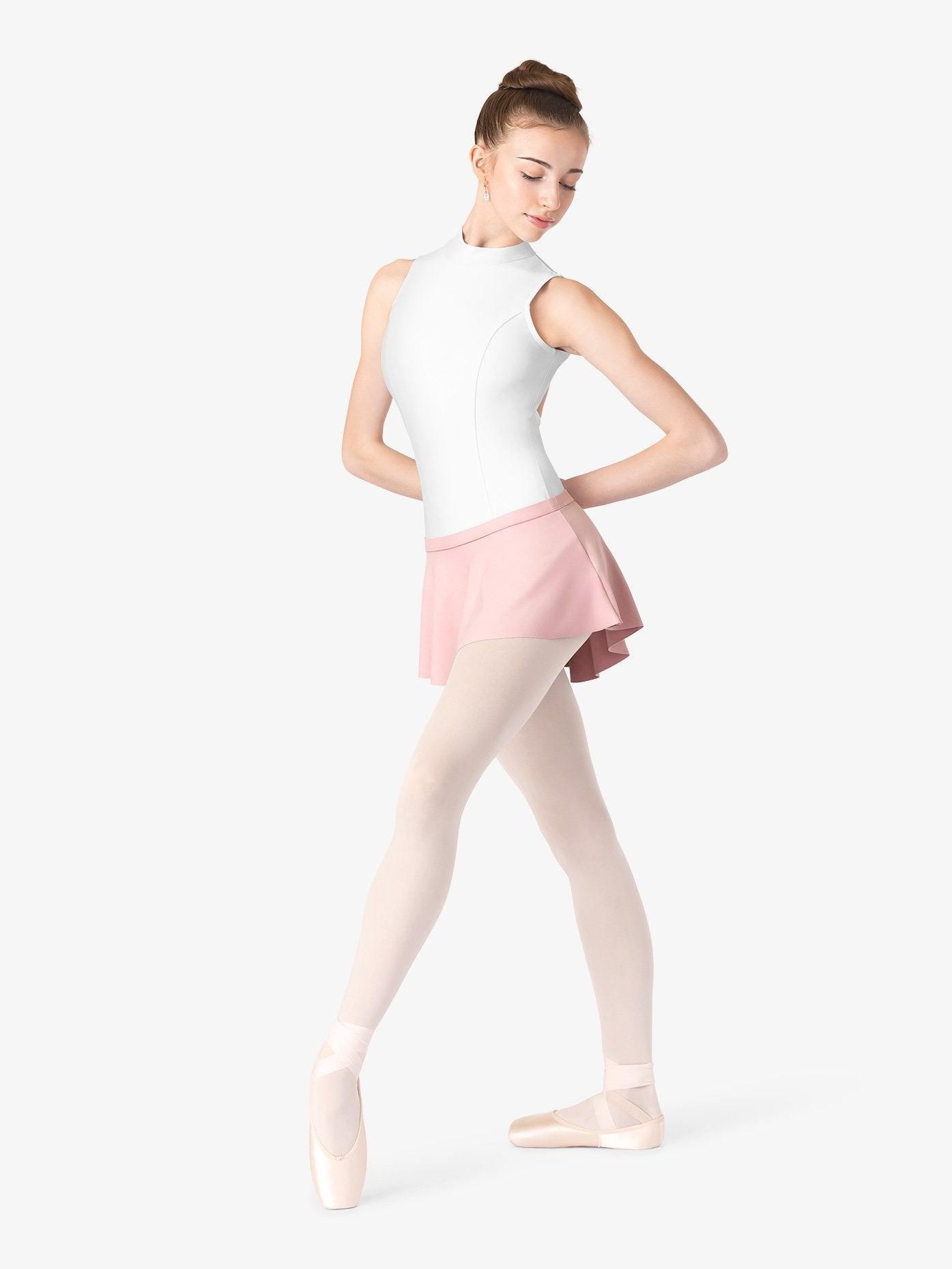 MARIIA Girls High Low Pull On Skirt - Elegant Crown Design for Parties, School, and Special Occasions