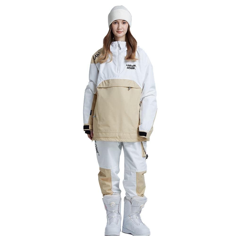 RIUIYELE Women's Waterproof Insulated Ski Suit - Winter Snowboarding Jacket & Pants Set for Outdoor Sports | Perfect for Skiing, Snowboarding & Cold Weather Adventures