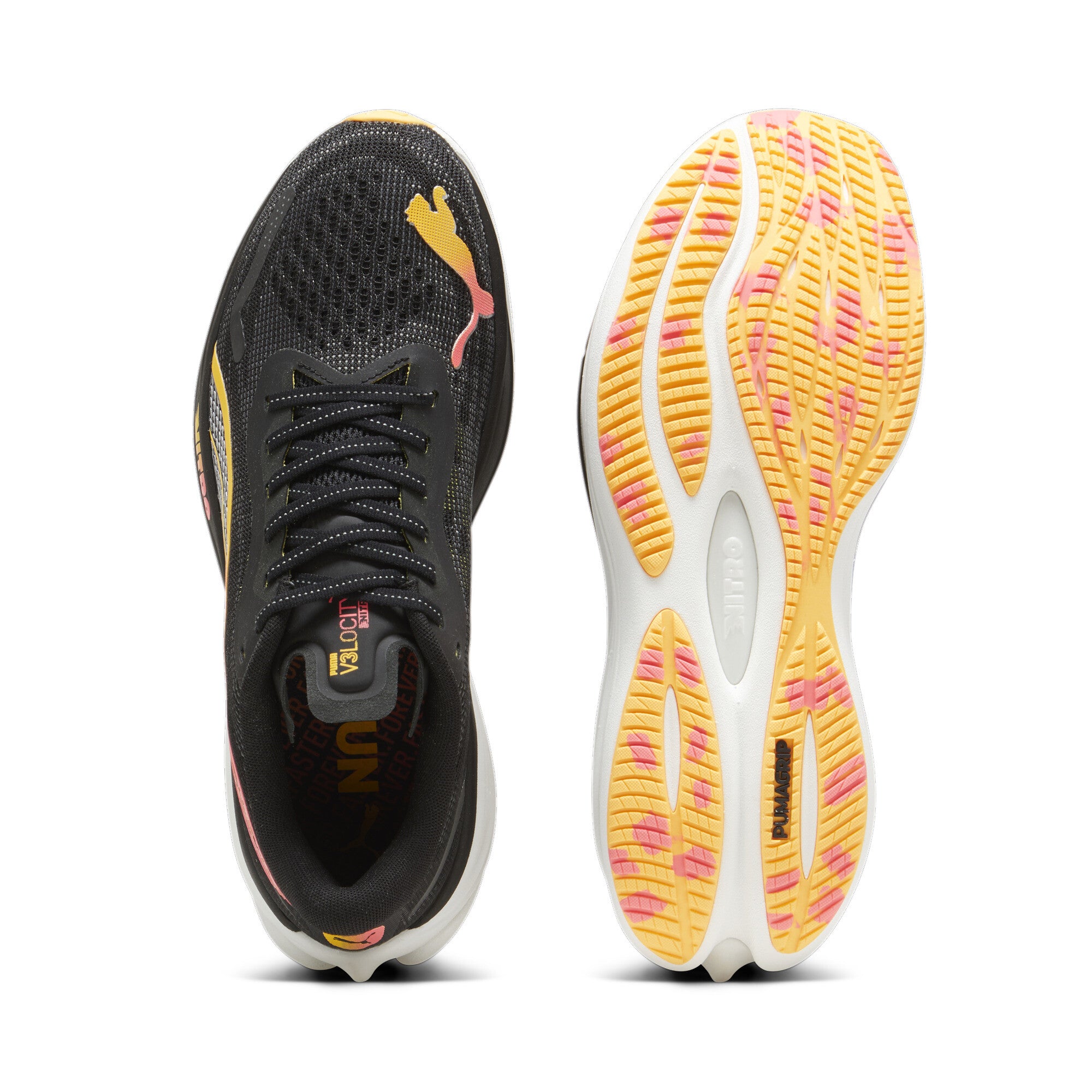 Men's Velocity Nitro 3 Running Shoes - Lightweight Cushioned Sneakers for Men with Responsive Foam - Perfect for Jogging, Gym Workouts & Daily Wear