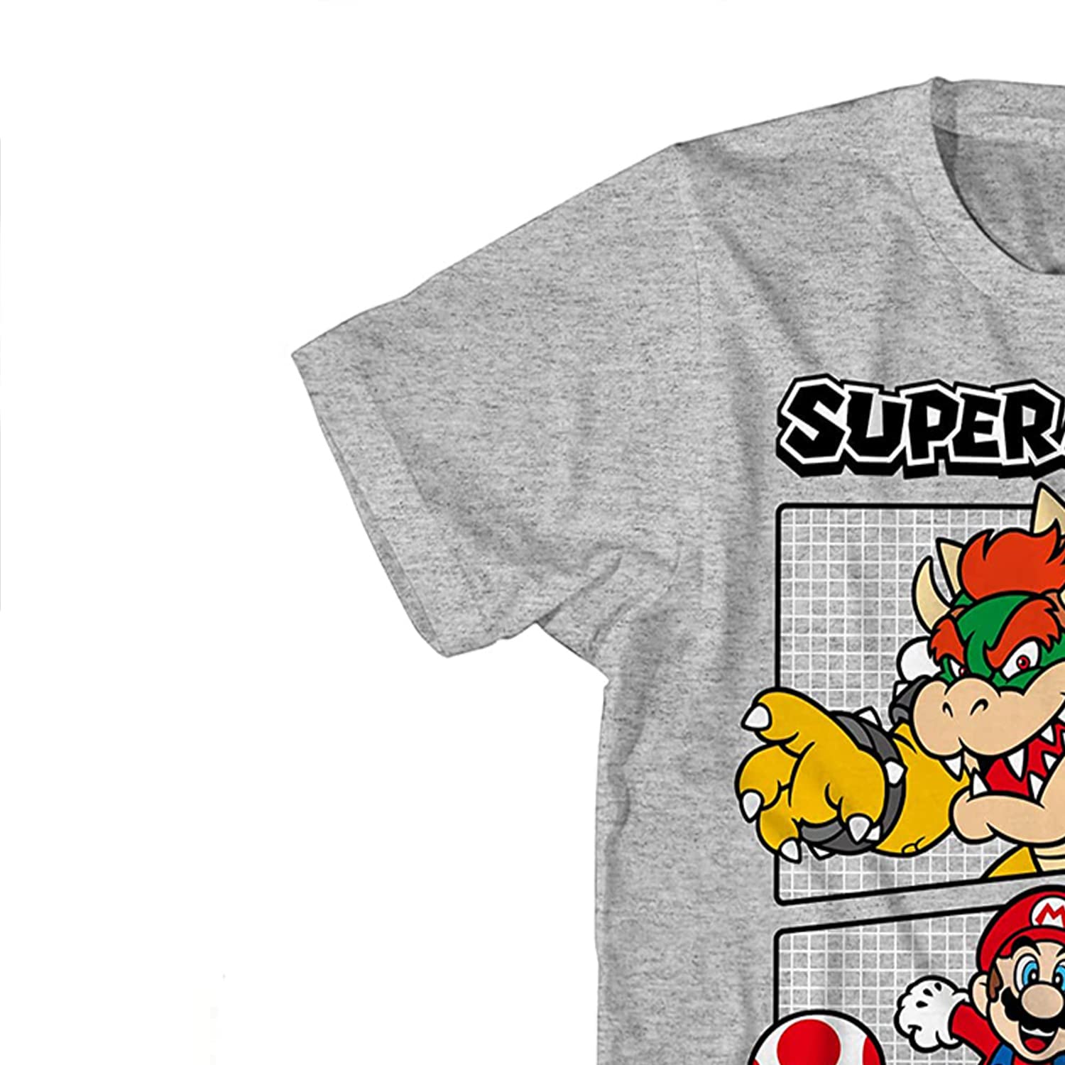 Vintage Nintendo Boys T-Shirt - Super Mario, Luigi, Zelda, Kirby & Donkey Kong Graphic Tee | Retro Gaming Shirt for Kids & Teens | Perfect for Cosplay, Birthday Gifts & Video Game Parties