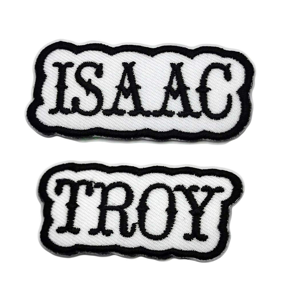 Custom Iron On & Sew On Patches - Personalized Western Font Badges for Jackets, Hats & Bags - Unique DIY Embroidered Appliques for Clothing & Accessories