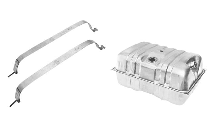 1980-1986 Ford Bronco Fuel Tank & Strap Kit - Durable Gas Tank Replacement with Heavy-Duty Straps | Perfect for Off-Road Adventures & Classic Truck Restoration