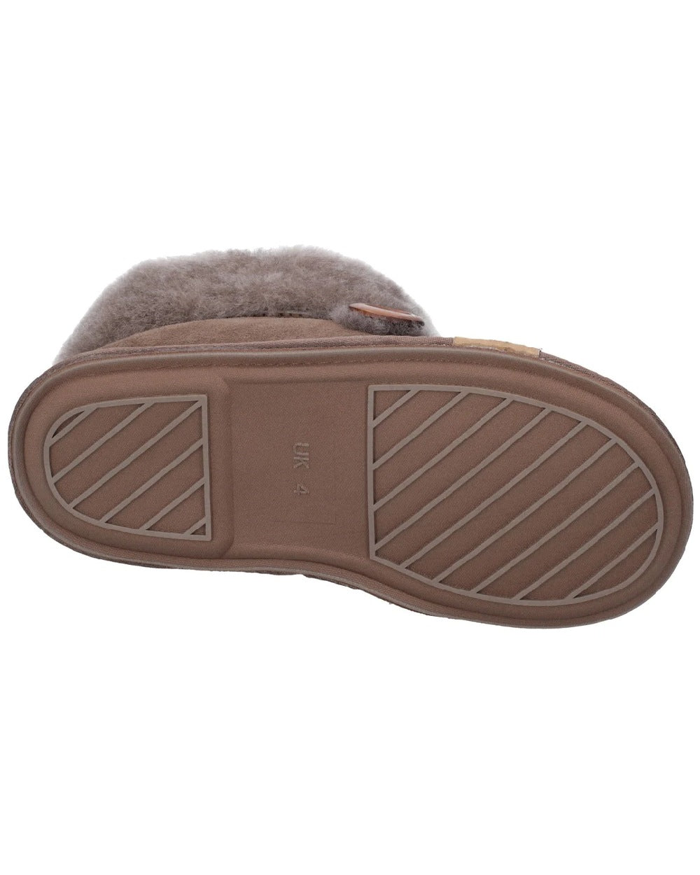 Cotswold Women's Wotton Sheepskin Slippers - Cozy Indoor/Outdoor House Shoes for Winter Comfort & Warmth - Perfect for Home, Office & Relaxation