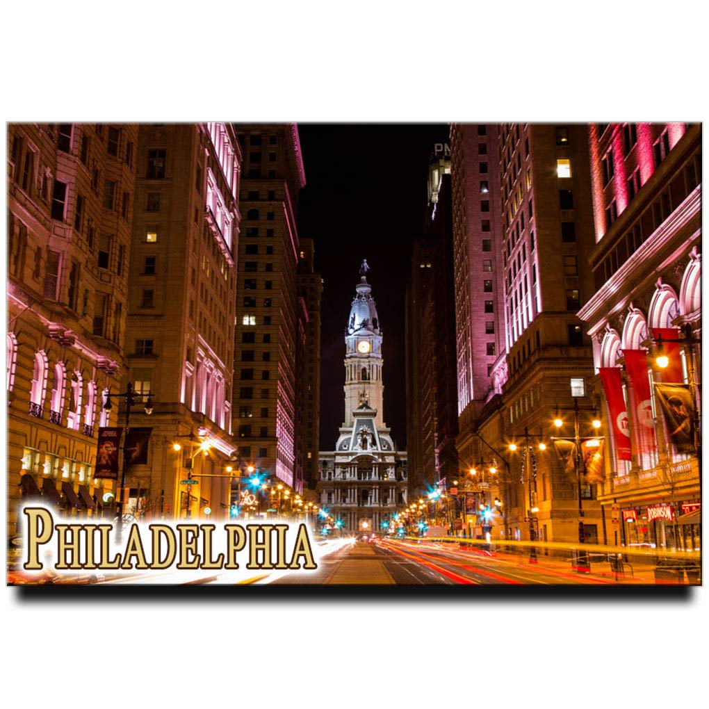 Philadelphia City Hall Fridge Magnet - Pennsylvania USA Travel Souvenir Gift - Perfect for Collectors, Tourists & Home Decor